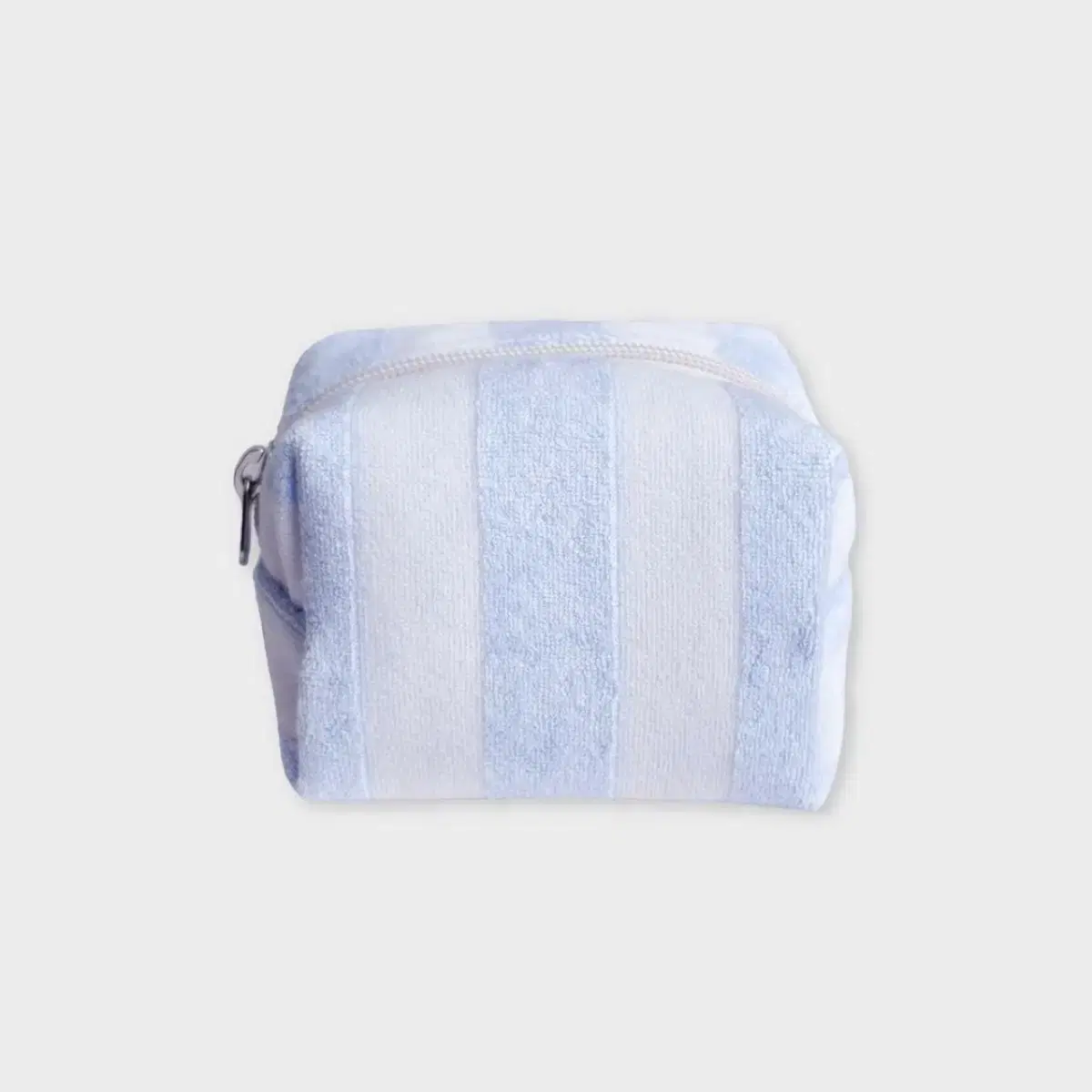 언폴드파우치 stripe terry pouch babyblue small